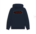 Pyrates Navy Blue Spell Out logo Hoodie